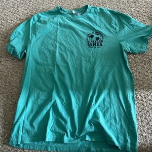 Vineyard Vines Men's Aqua Short Sleeve Tee